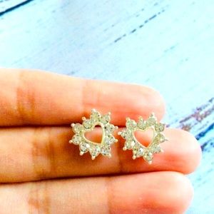2/8$ 🎀 925 silver coated alloy earrings studs #9